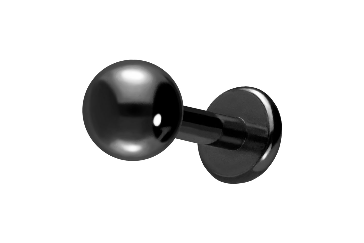 Titan Labret Piercing mit Innengewinde